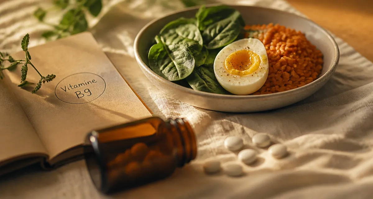 A quoi sert la vitamine b9 : aliments riches, épinards, lentilles et œuf