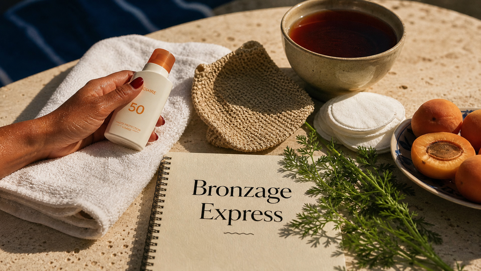 Comment bronzer vite : main bronzée, SPF 50, gant kessa, soin hâle