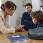 harcèlement scolaire que faire en tant que parent scène famille à table