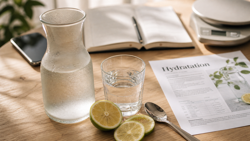 Boire 3l d eau par jour : eau et citron, utile ou excessif au repos