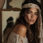 Coiffure année 70 bandeau : volume, foulard, look vintage