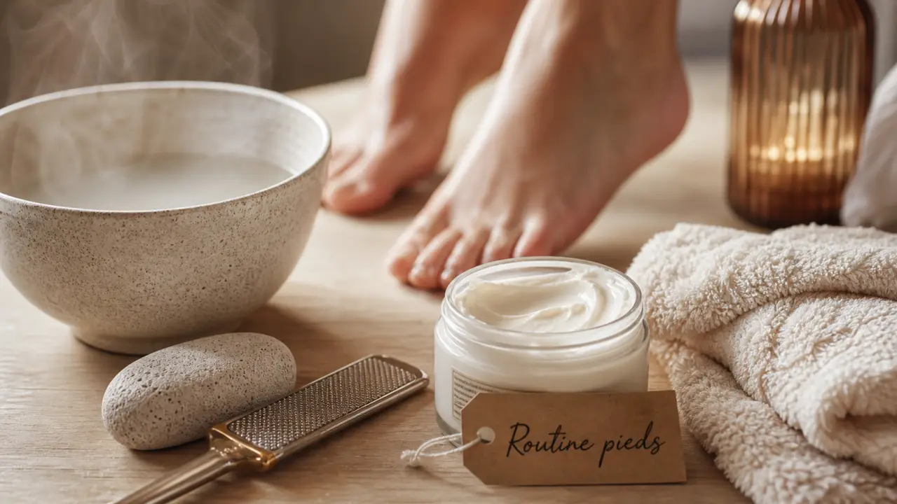 Comment avoir de beaux pieds : bain tiède 37°C et hydratation