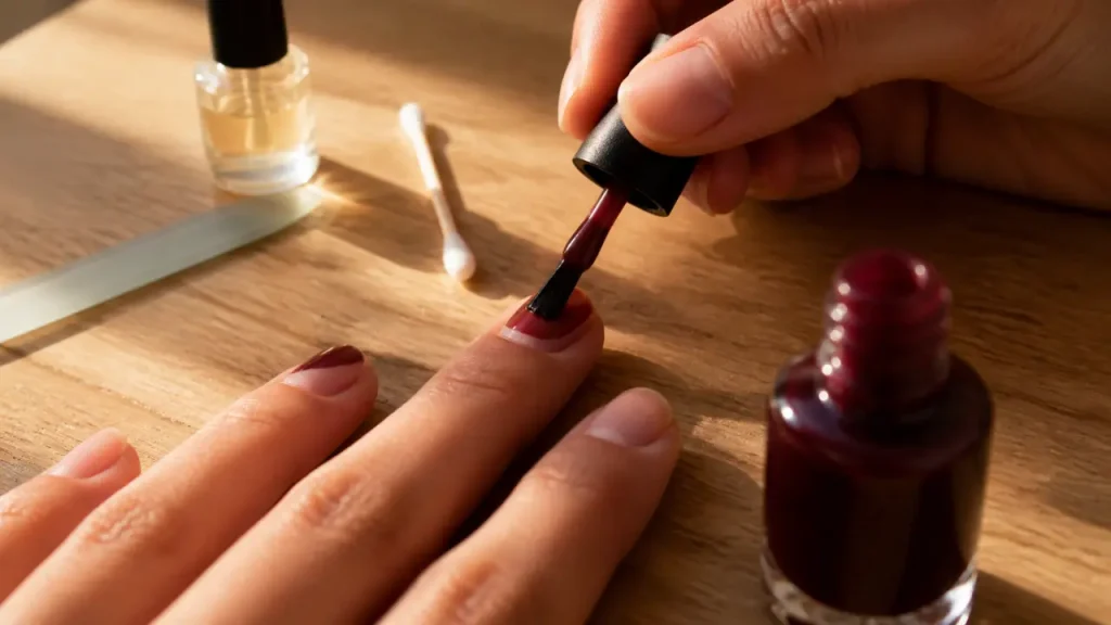 Vernis sans déborder : la méthode centre-côtés et les accessoires qui aident vraiment