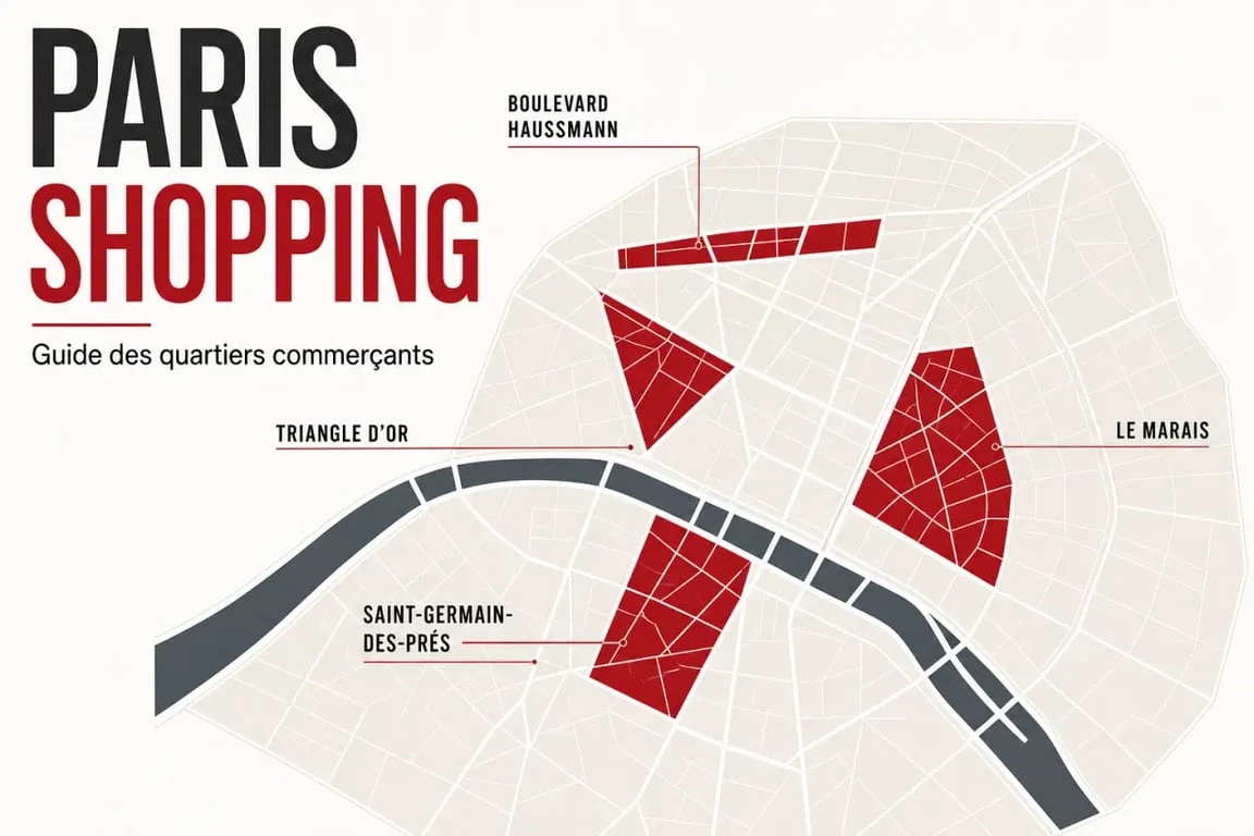 Paris shopping : aperçu des principaux quartiers commerçants de Paris
