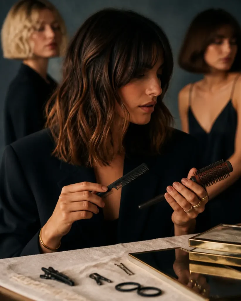 Bob, frange rideau ou butterfly haircut : quelle coupe femme choisir selon son visage ?