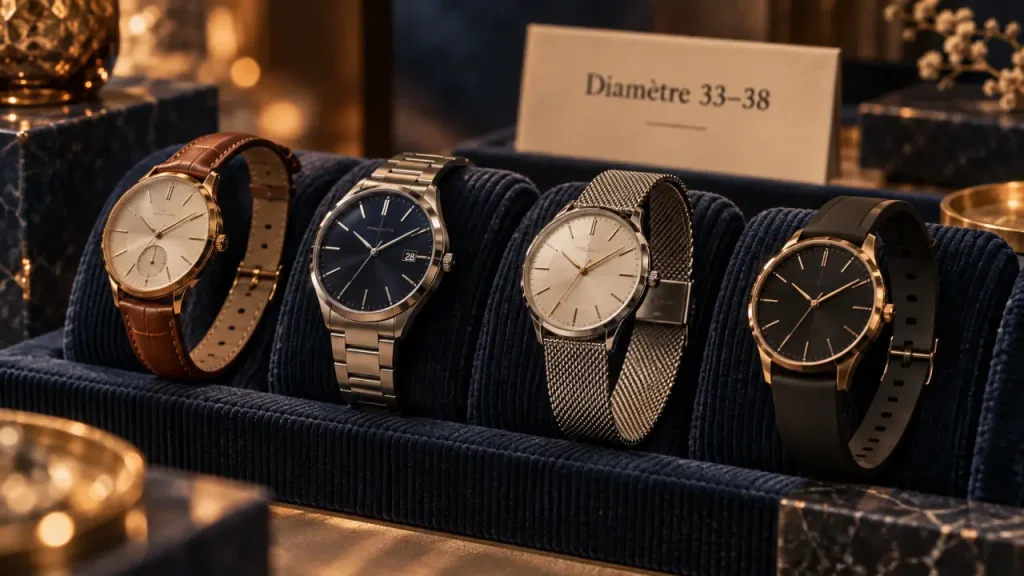 Montre femme : comment choisir le diamètre idéal pour sublimer votre poignet