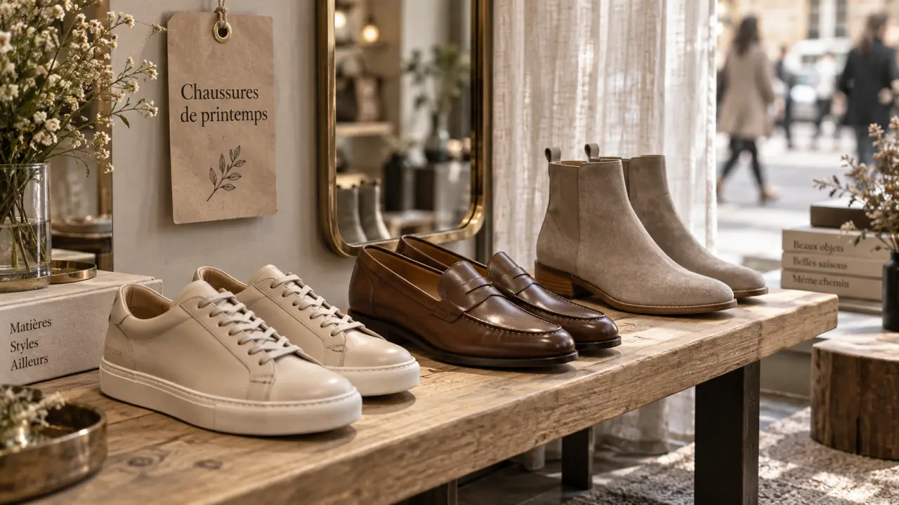 Chaussures printemps : baskets, mocassins et bottines légères