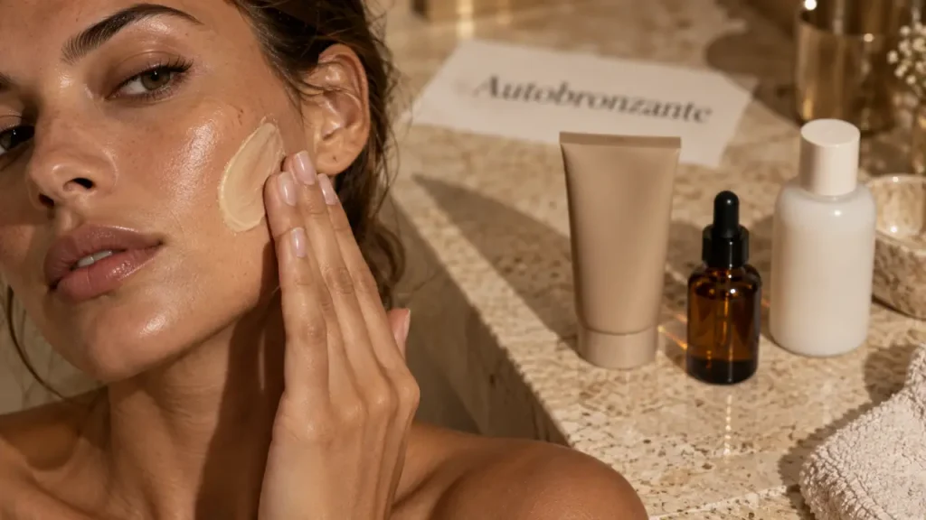 Crème visage autobronzante : le fondu jusqu’au cou pour un hâle sans démarcation