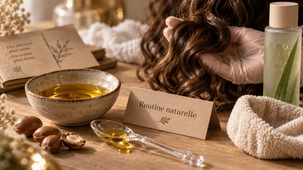 Le bon produit naturel pour cheveux dépend du besoin, de la texture et de la zone à traiter