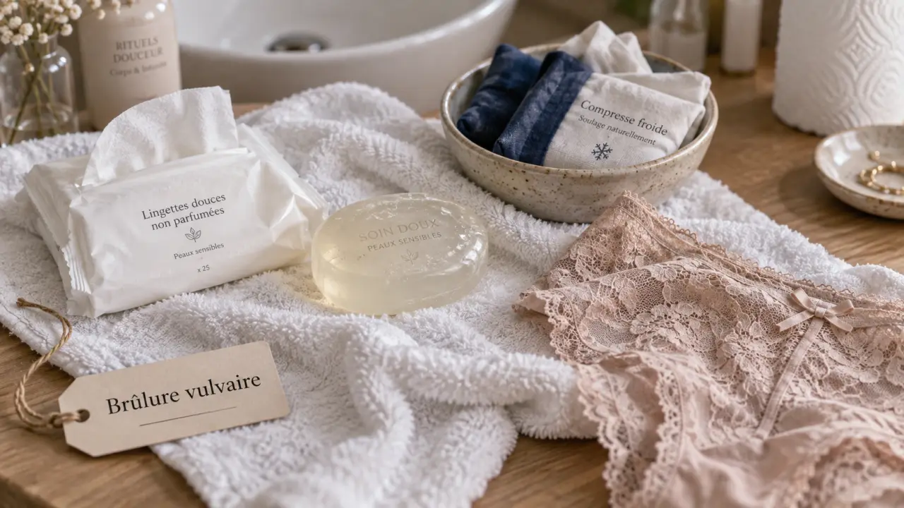Brûlures vulvaires sans infection : irritation, sécheresse ou frottements