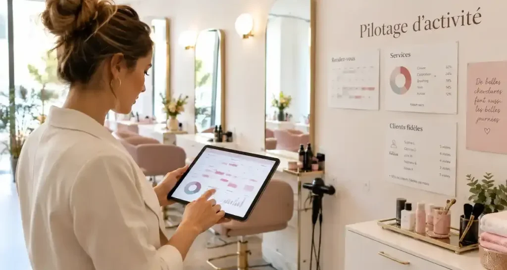 Pilotage d’activité : chiffres, planning et fidélisation pour salons de beauté