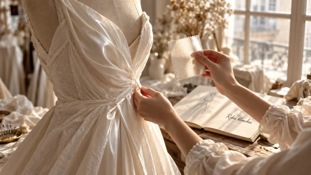 Robes blanches femme : la bonne coupe, sans mauvaise surprise sur la transparence